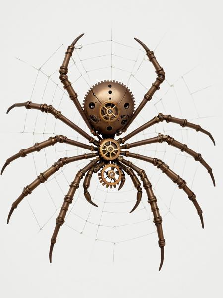 01293-99723181-_lora_steampunkXL_0.7_ steampunk, no humans, gears, simple background, spider,.png